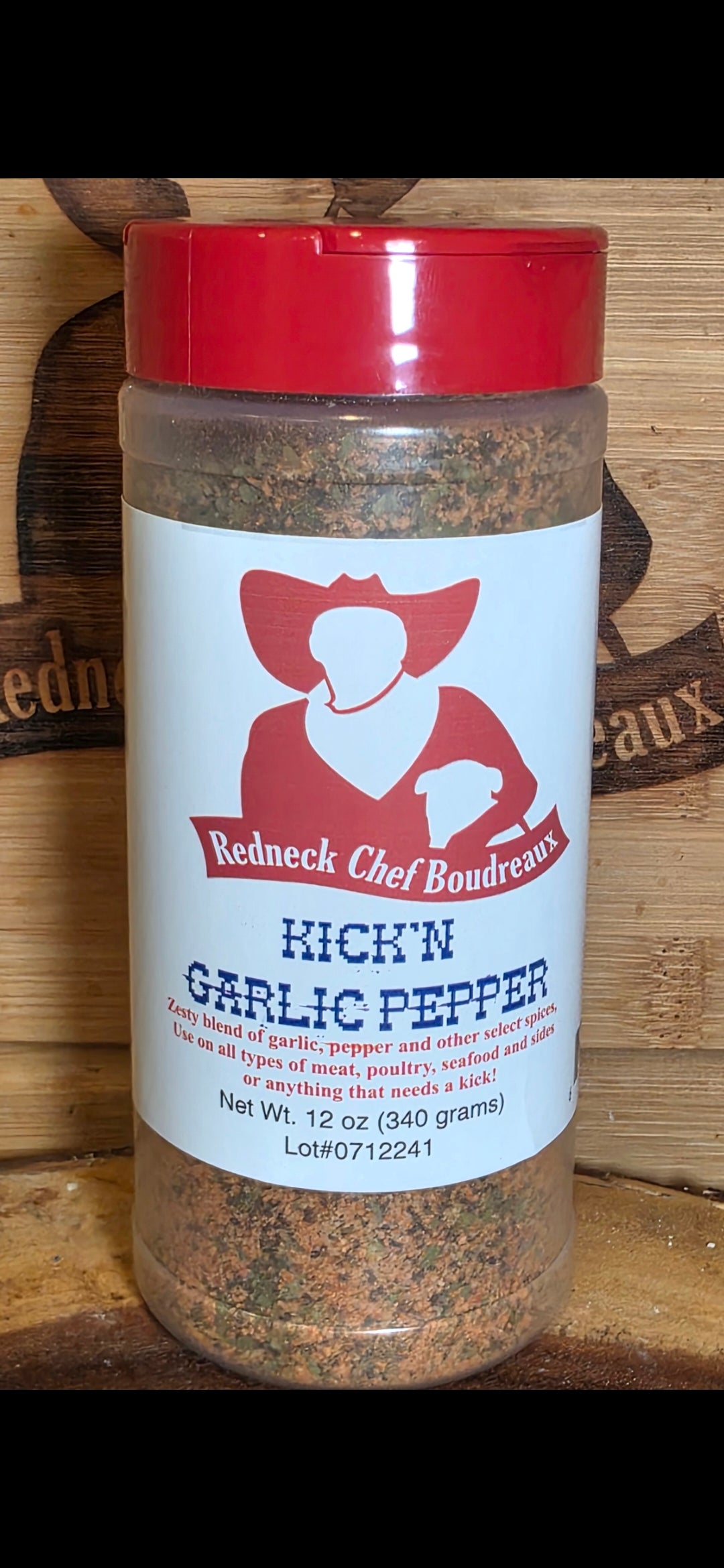 12oz Kick'n Garlic Pepper